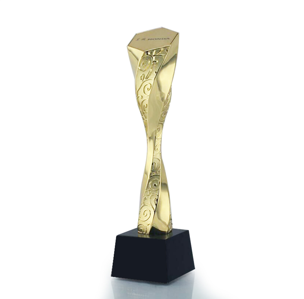 年终特惠金属小龙杯奖杯,节节高奖杯礼品,锌合金奖杯,镀金奖杯