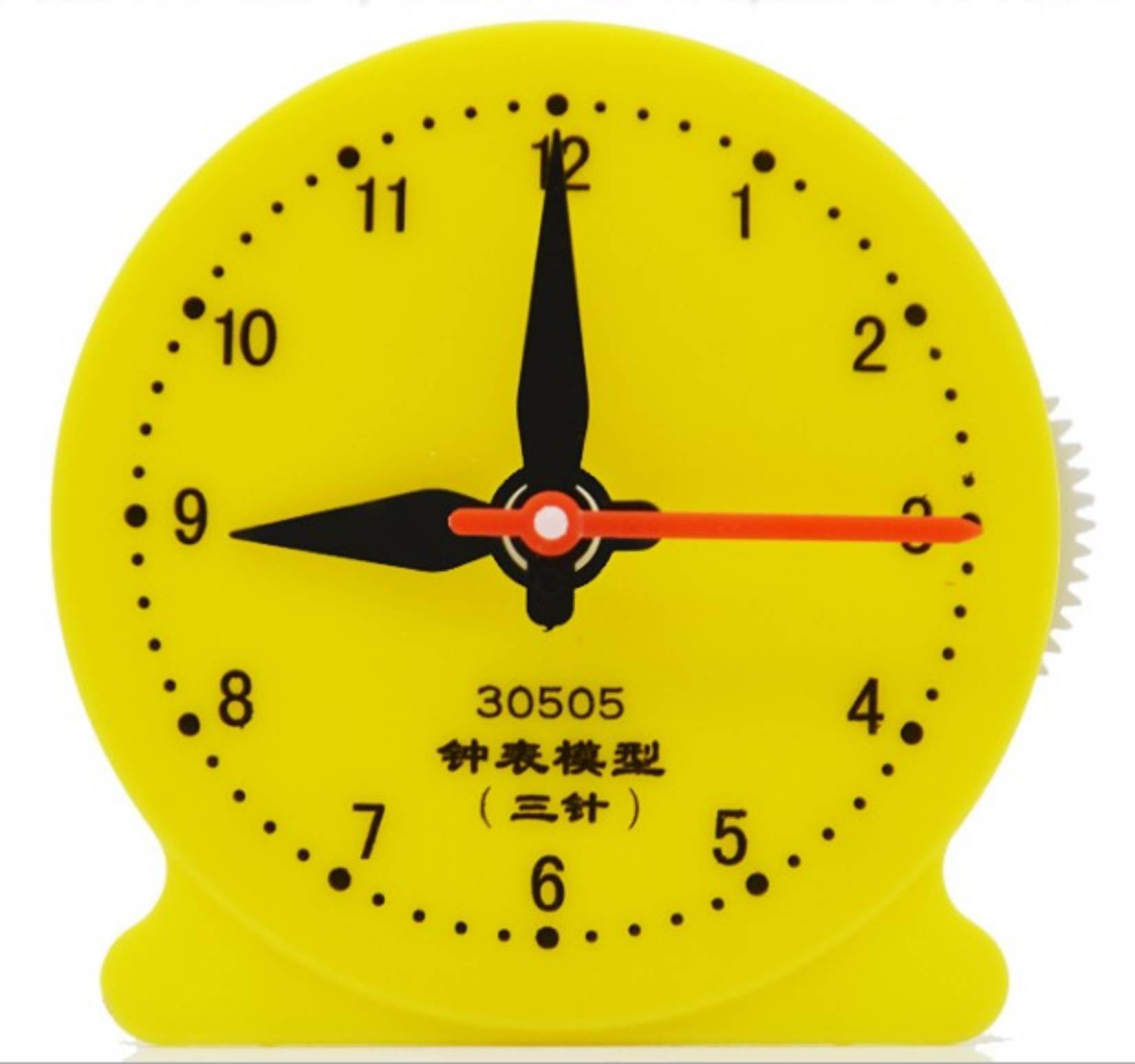 30505三针联动钟表模型12小时,认识钟表小学数学三针钟面模型
