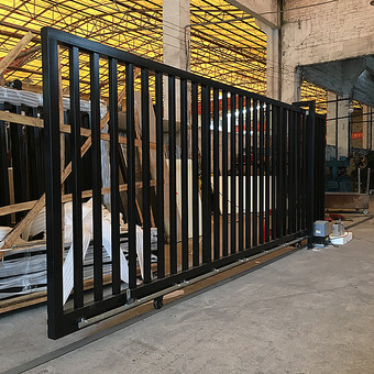 外贸不锈钢门 电动大门围墙电动平移门 电动铁门 铁艺门