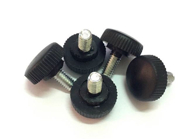 圆头直纹手拧螺丝 塑料手柄螺丝 m3 m4 m5 m6