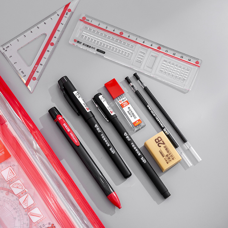 爱好2b自动铅笔涂卡笔中考用笔中高考考试专用文具套装公务员考试