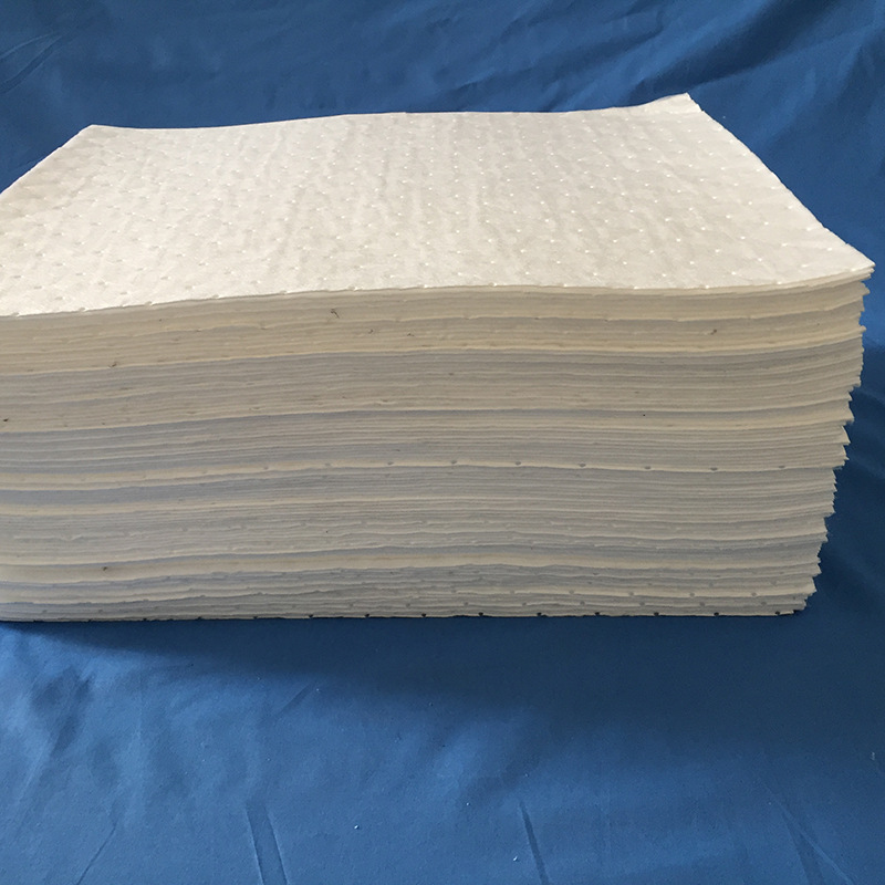 复合压点吸油棉40cm*50cm工业吸油垫吸油片吸油毡可定制厂家直销