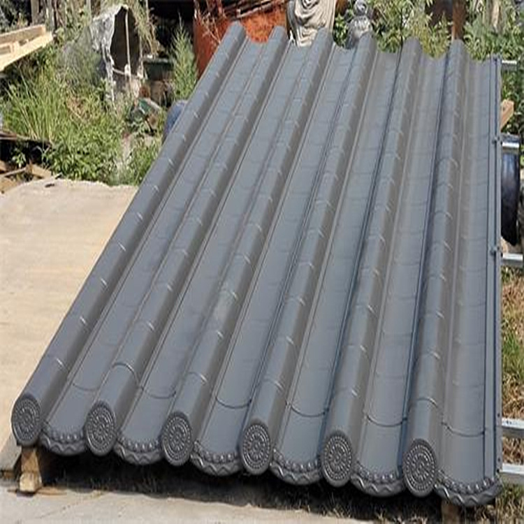 厂家大量供应别墅瓦古建筑屋面瓦金属仿古瓦铝镁锰屋面系统