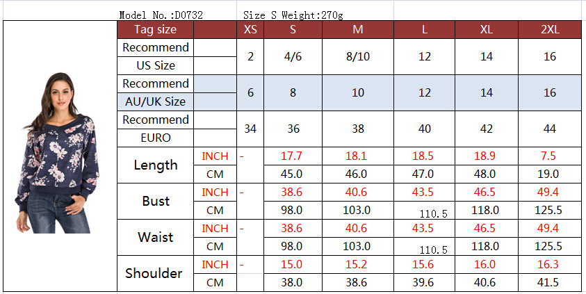 2020秋冬新款亚马逊速卖通欧美长袖卫衣 女装套头印花上衣批发