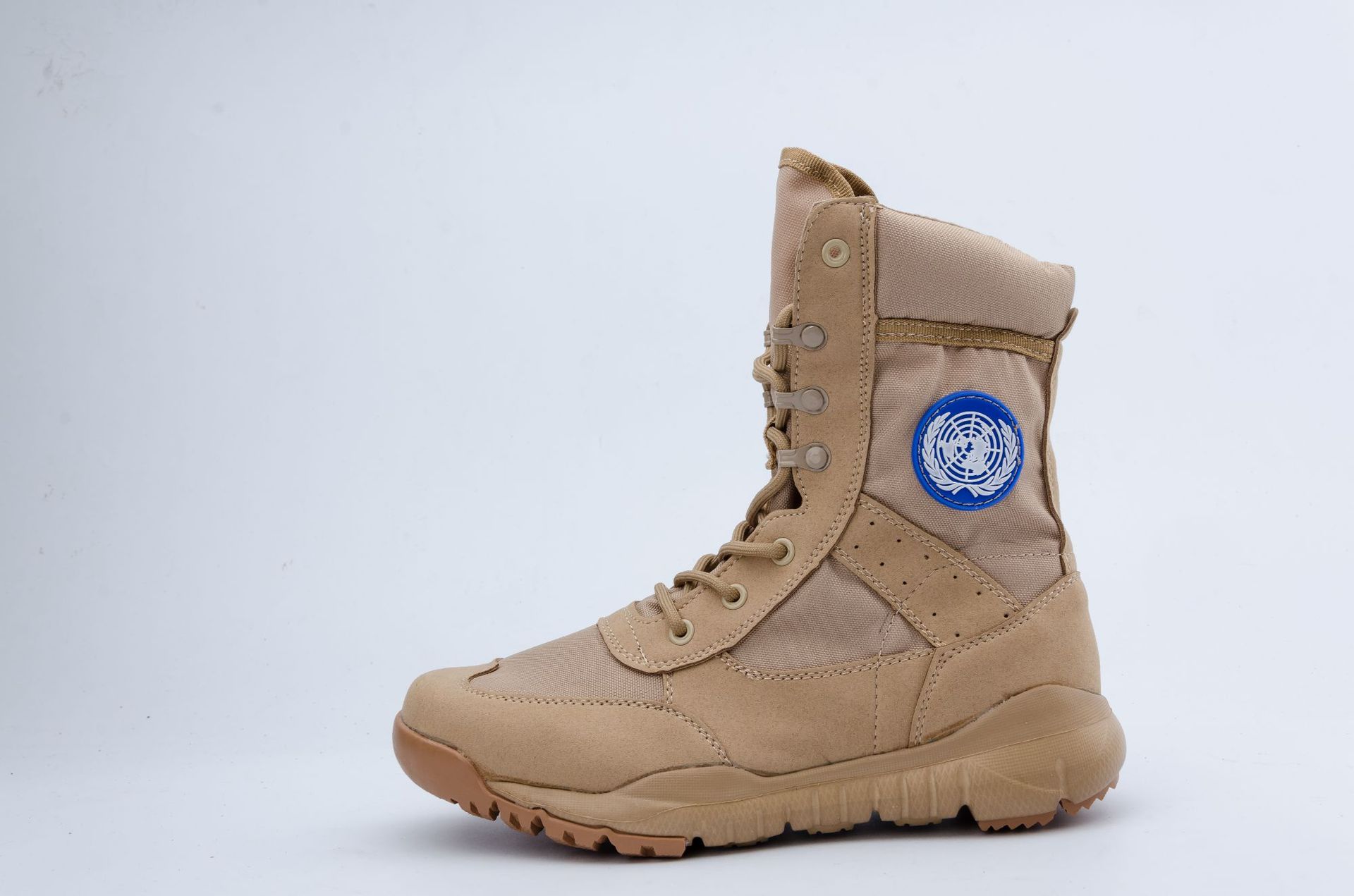 维和超轻高腰保安鞋军靴男作战靴作训马丁特勤鞋特训鞋战术沙布靴