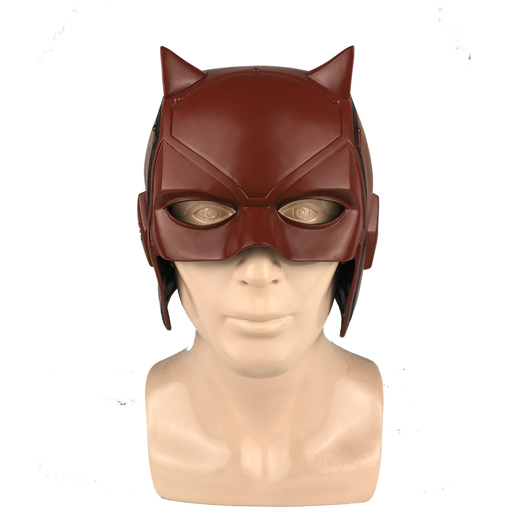 正义联盟英雄超胆侠夜魔侠pvc面具cosplay头套头盔