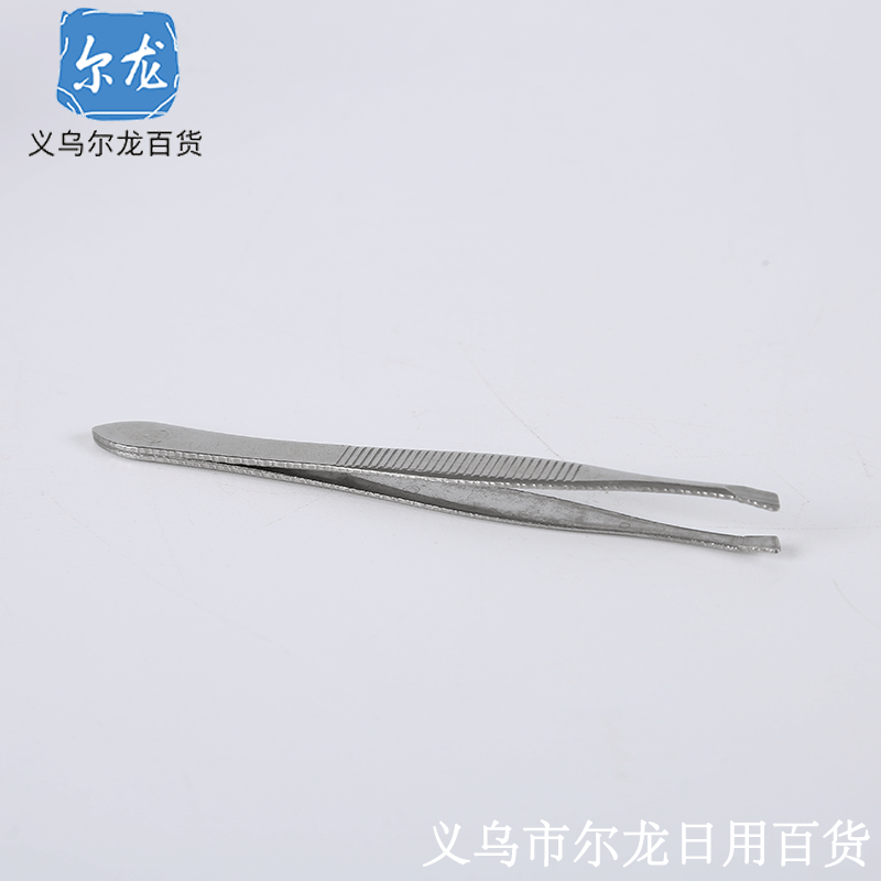 Eye Tweezer Eyebrow Trimming Tweezers Eyebrow Tweezers Eyelash Curler Plucking Beauty Tools Stall Tweezers Wholesale 2 Yuan Shop