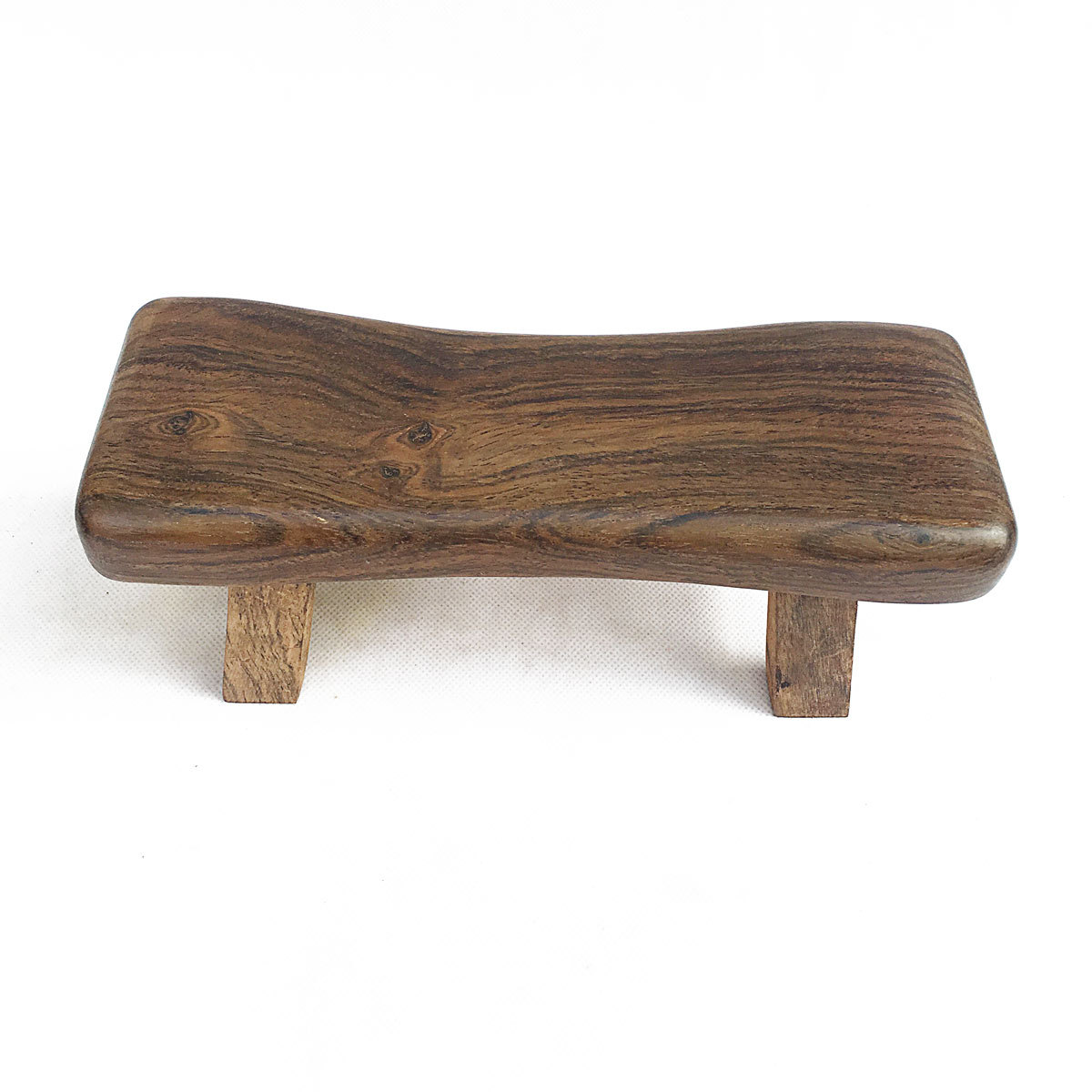 黑檀木红木木枕头 颈椎枕头实木护颈枕保健枕睡枕硬枕鸡翅木枕凳