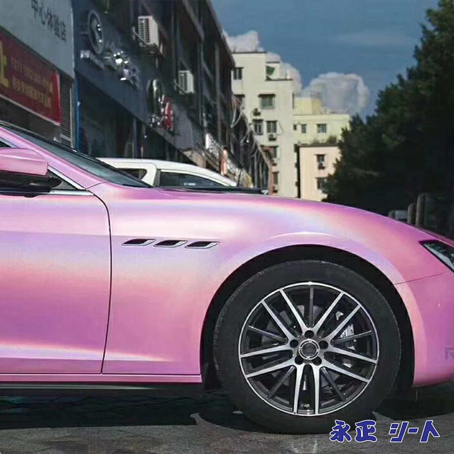 永正超亮水晶佩奇粉 粉猪 猛男粉汽车车身改色 厂家直销 160g菱格