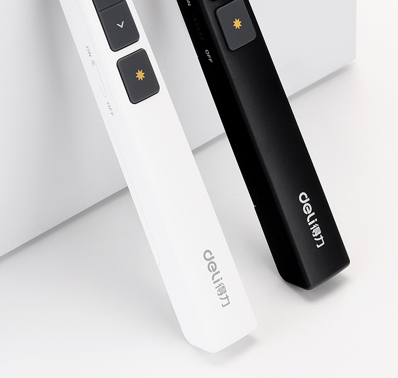 得力2802翻页笔ppt教师用课件讲课遥控笔激光电脑多媒体电子教鞭