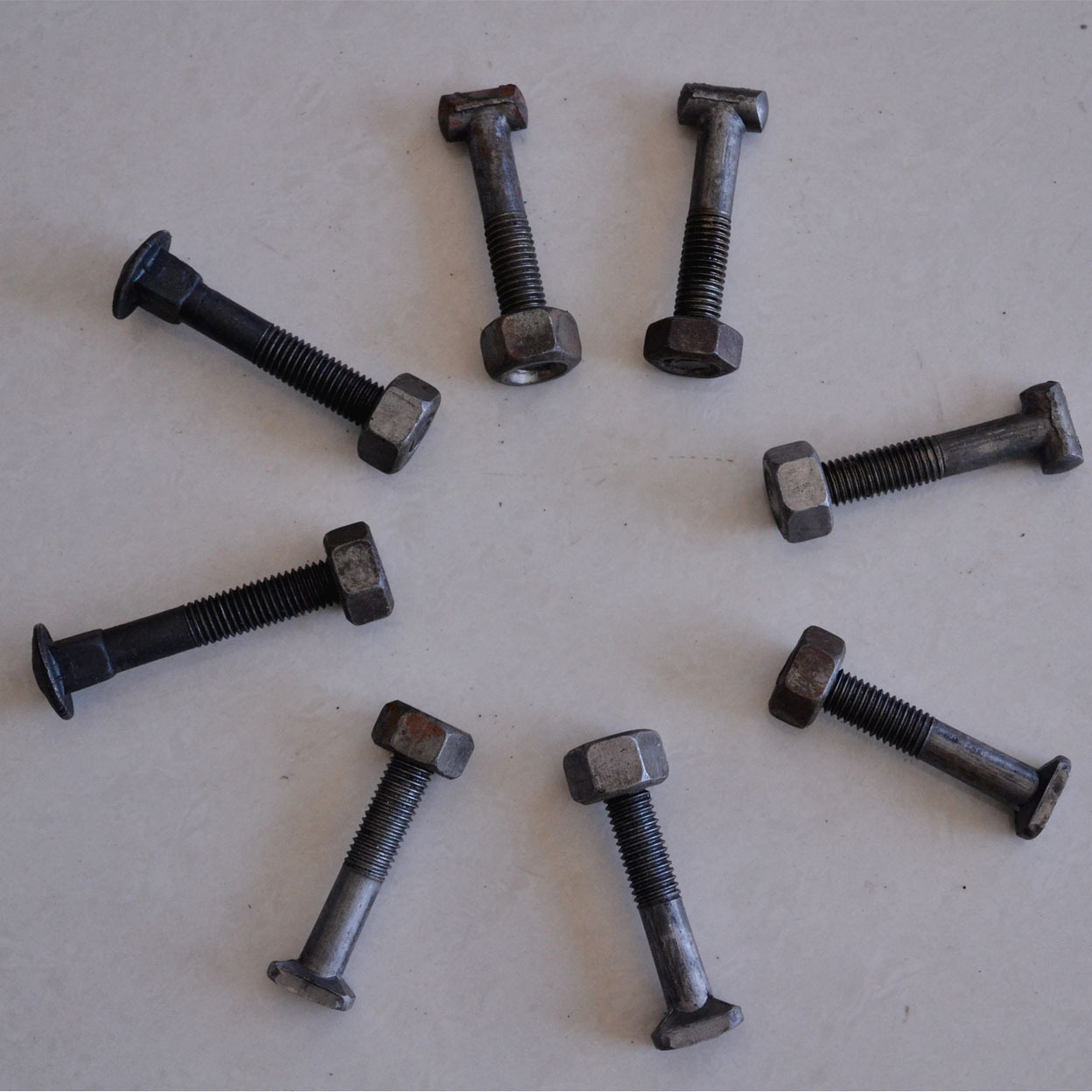 建筑器材 批发扣件螺栓螺母螺 圆头 方头螺栓 规格全