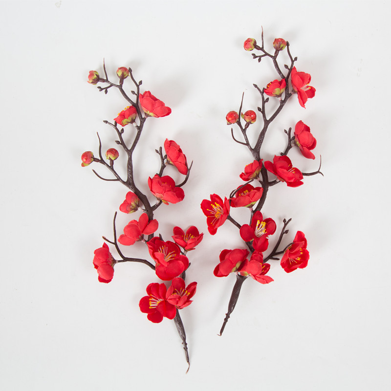 烘焙蛋糕装饰梅花枝干3d立体仿真梅花树枝生日祝寿蛋糕装饰摆件