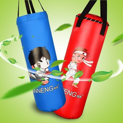 儿童拳击沙袋拳击手套吊式小孩拳套沙包套装立式家用训练散打男孩