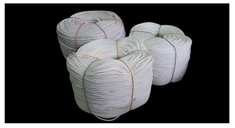 厂家直销全新料pp塑料胶丝绳 尼龙扎绳白色胶绳4厘-20厘现货批发