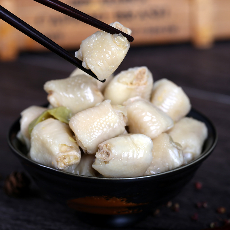 渝美滋重庆特产泡椒凤爪零食鸡拐骨鸡爪鸡肘小包装散装1000g批发