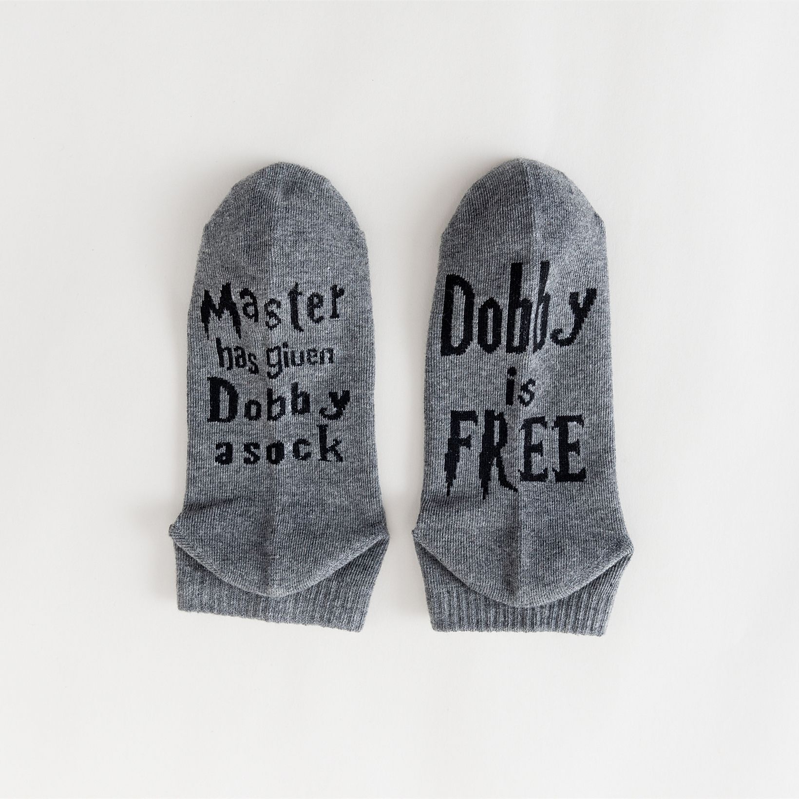 master has given dobby a socks休闲男女英文字母袜子短袜