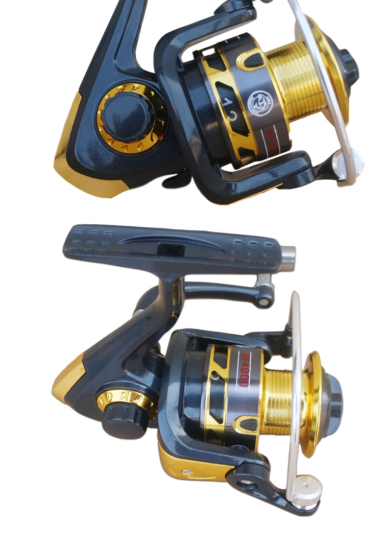 鱼线轮纺车轮2000-7000尺寸渔轮前刹钓鱼卷线轮渔具用品鱼竿配件