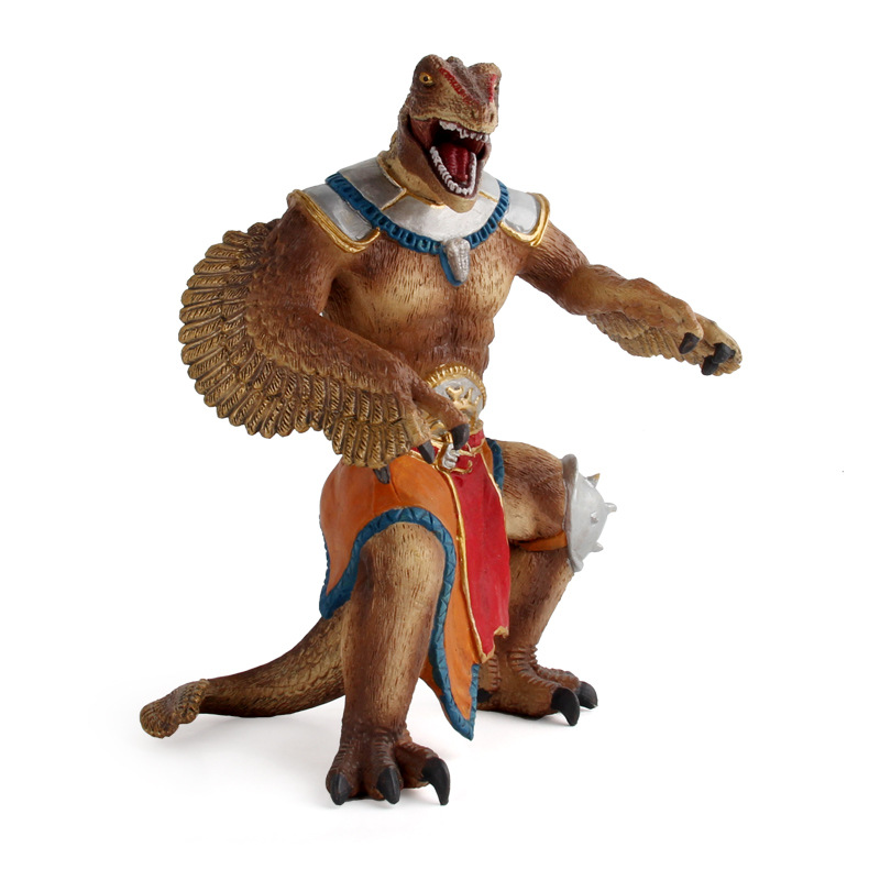 原厂直销 下颚可动恐龙战士人偶模型 霸王龙镰刀龙棘背龙恐龙模型