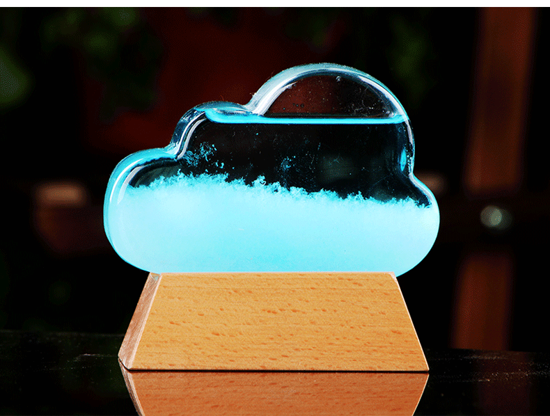 创意天气预报瓶风暴瓶ins抖音网红云朵天气瓶生日礼物家居饰品