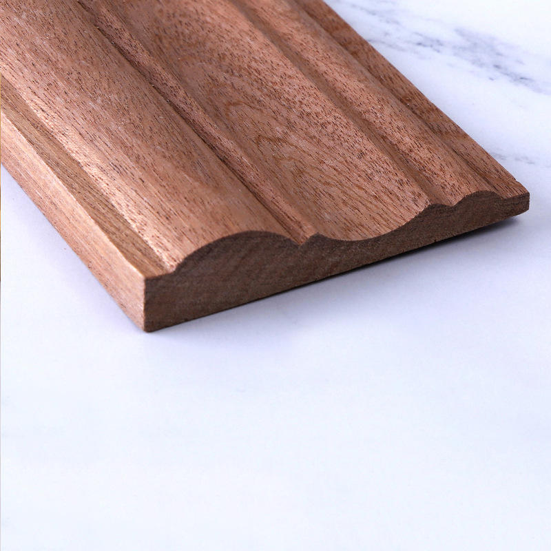 厂家直销diy沙比利门套线实木门套窗套线条木质装饰腰线木线条