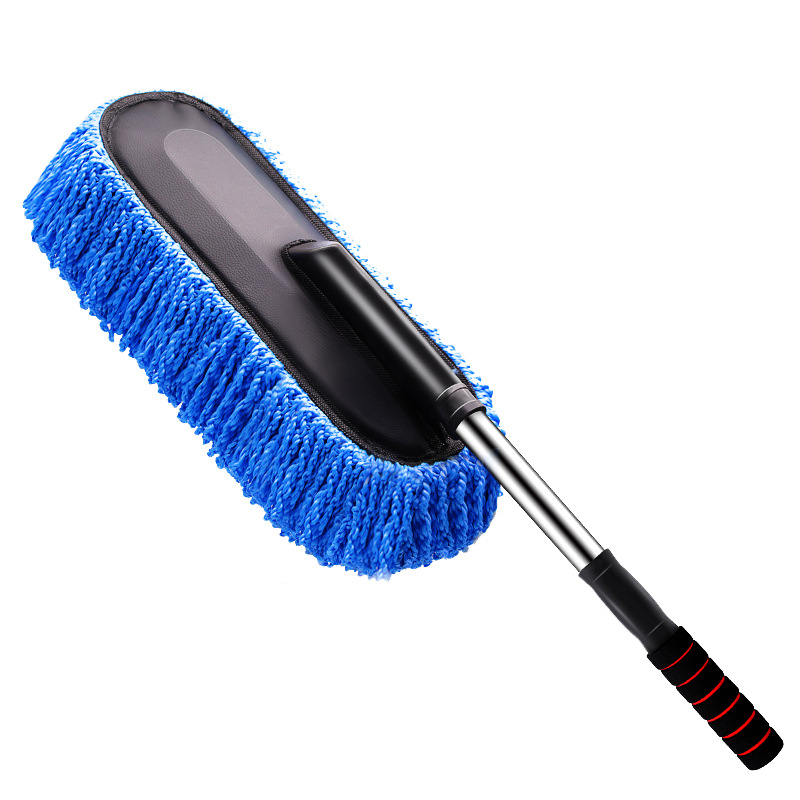 Car Retractable Nano Fiber Wax Brush Duster Multifunctional Car Cleaning Supplies Car Wash Mop