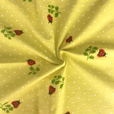 19新款全棉涂料印花布 1949#萤火虫睡衣玩具鞋子衣服里布 直销