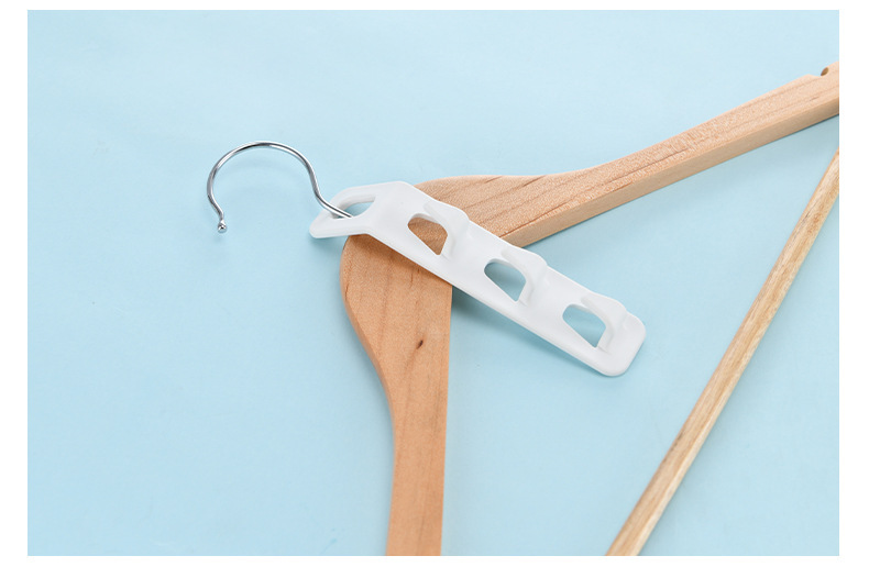 衣架链接器衣架伴侣连接钩白色钩子衣架挂钩4个一套