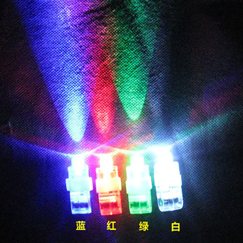 Flashing Finger Light Flash Laser Light Colorful LED Light Night Light Novelty Children's Toy Stall Hot Sale Wholesale