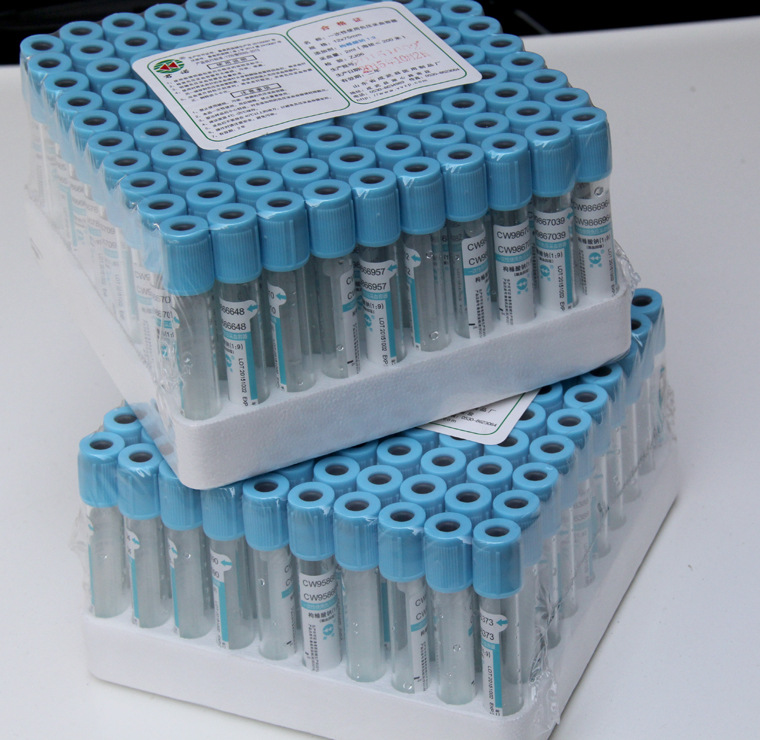 负压采血试管 /血凝管 蓝色帽100支/盒