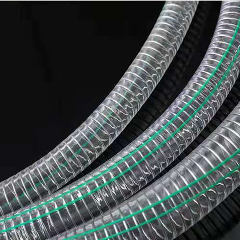 pvc复合带铜线软管抽柴油专用无味 硅胶钢丝管