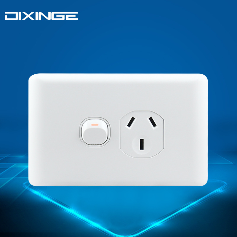 澳式电源插座澳洲saa认证澳大利亚澳规10a插座新西兰澳标墙壁开关