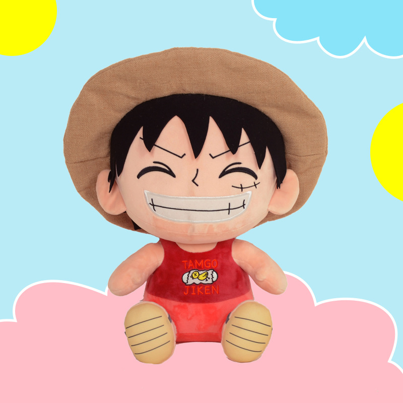 Factory Direct Sales One Piece Plush Doll Luffy Chopper King of the Sea Plush Toy Doll Wholesale