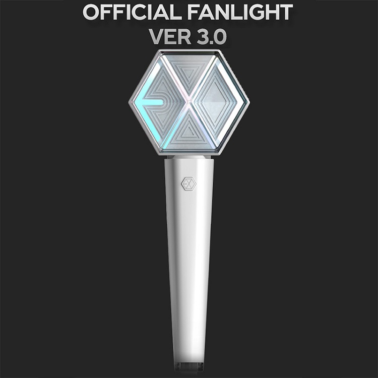 exo officialfanlight3.0官方应援灯应援棒爱丽棒三代3代周边同款