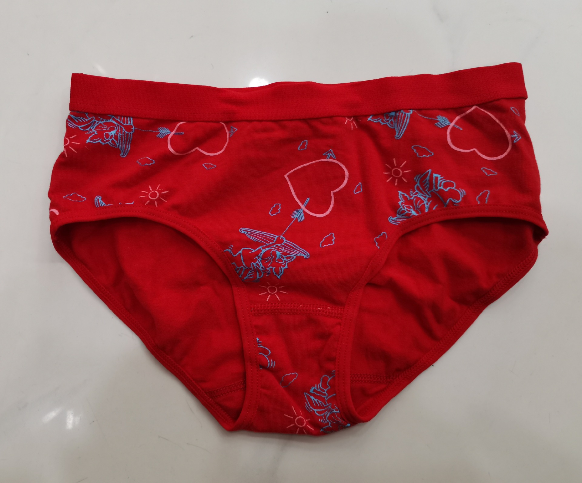 三盒包邮晖路女童红色三角棉儿童红内裤本命年内裤一盒两条5605