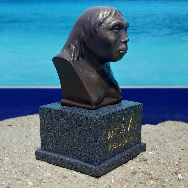 周口店猿人古猿人北京人猿原始 古代猿人远古人石器时代 沙具批发