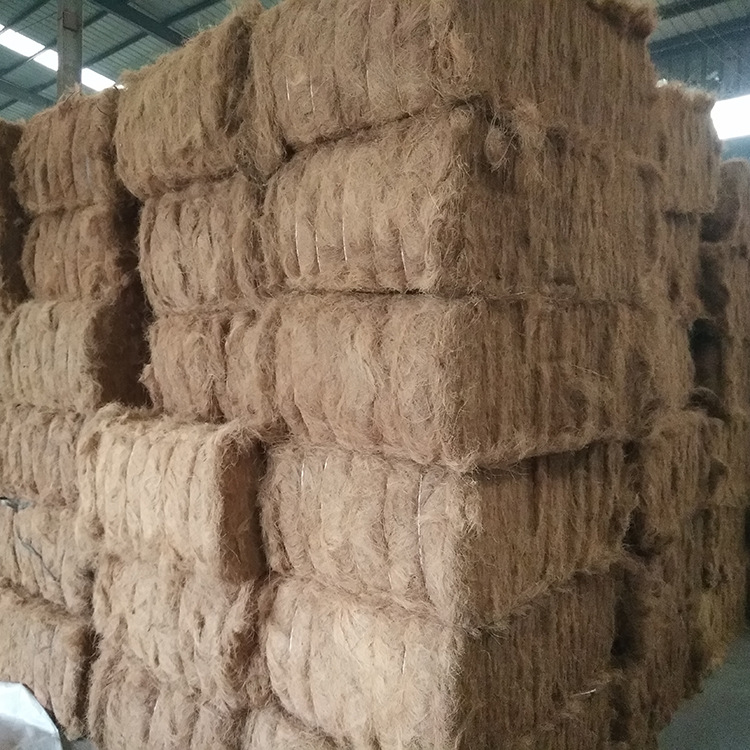 欧勃亚厂家销售印度椰丝椰棕丝椰壳纤维盆栽铺面椰丝纤维麻棕丝