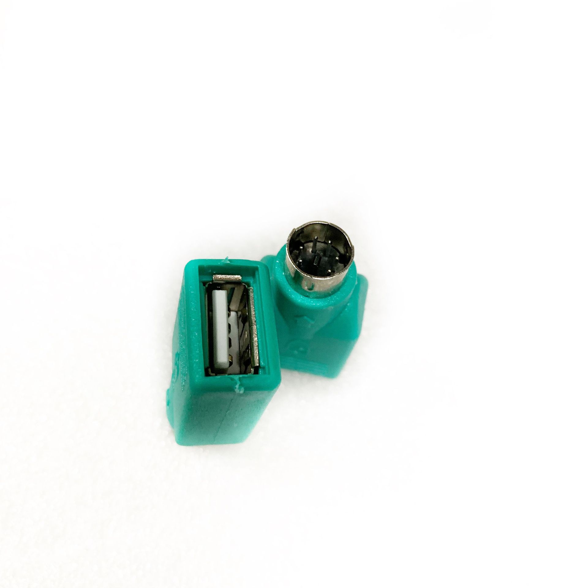 ps2接口转换器 ps/2转usb转接头 圆口转u口用 usb转换键盘/鼠标