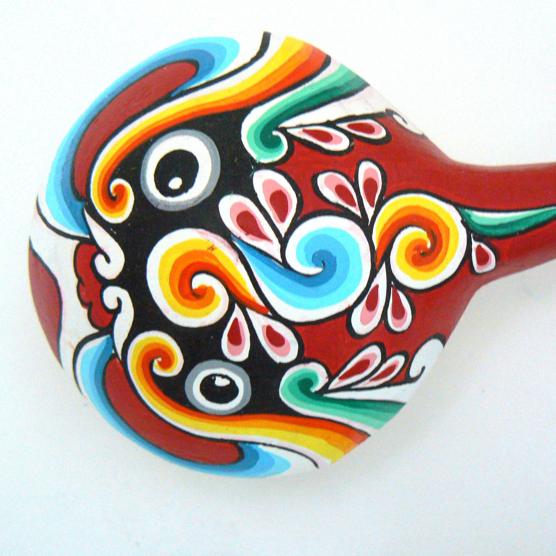 陕西特色旅游纪念品企业特色文化礼品桐木纯手工社火马勺脸谱