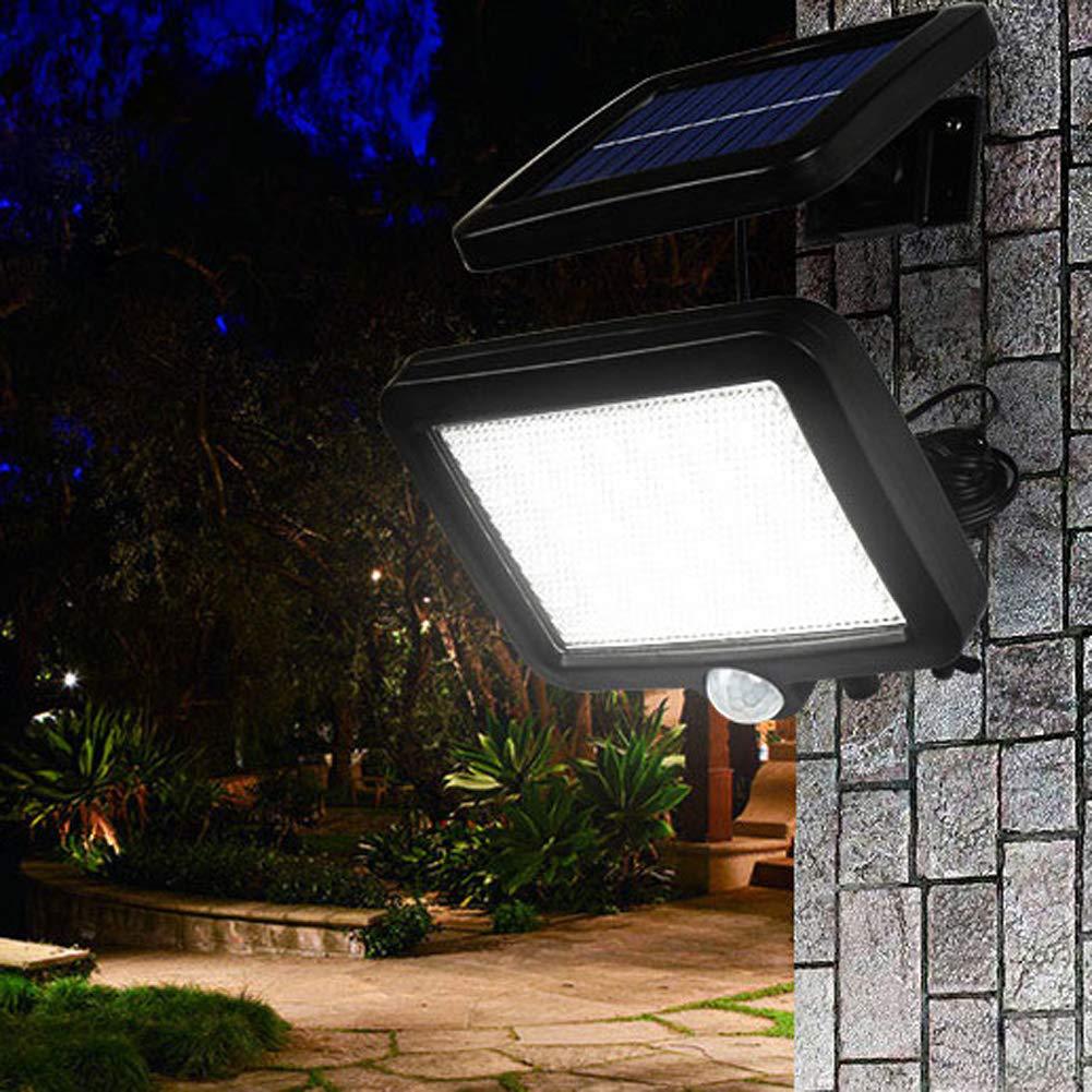 56led分体式太阳能壁灯户外人体感应庭院灯室内红外线感应投光灯