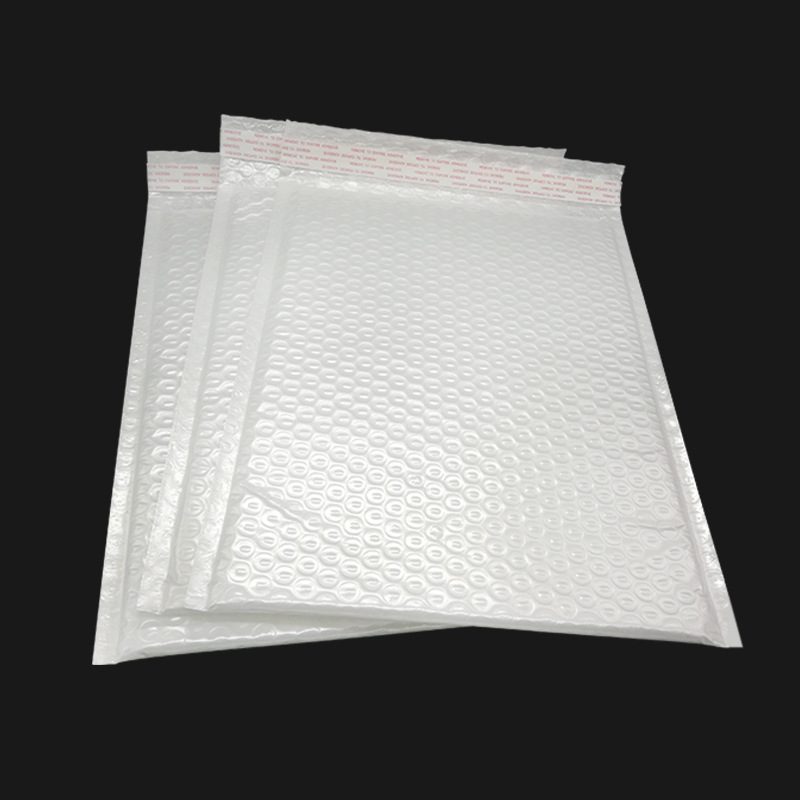 白色珠光膜气泡信封袋 防水物流信封袋防震气泡袋快递包装袋批发