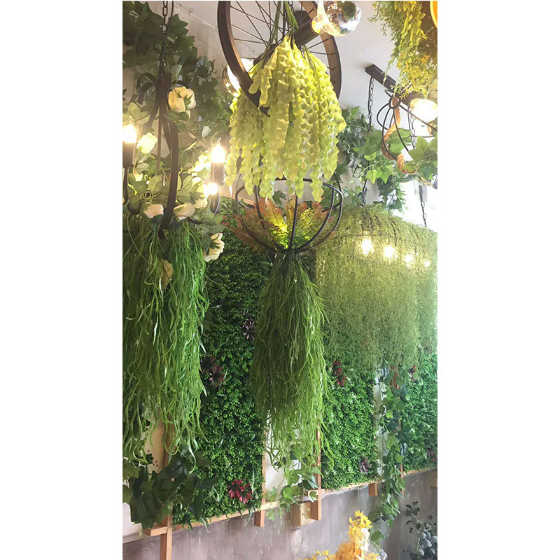 广西南宁福建出口灯酒吧现货绿色植物吊灯店铺健身房植物吊灯