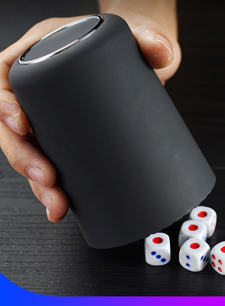 色盅骰子套装色子创意ktv酒吧用品 筛盅甩盅色甩盅摇色子夜店骰盅