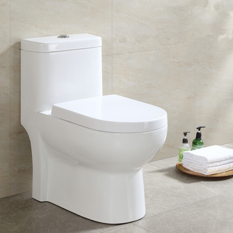 卫浴马桶虹吸抽水坐便器节水静音座便器 便宜工程小户型厂家批发