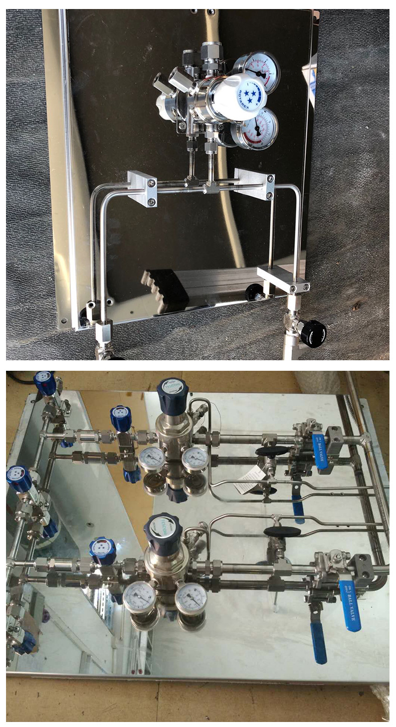 定制高压气体汇流排 氢气汇流排 氮气氧气氩气氦气钢瓶组架汇流排