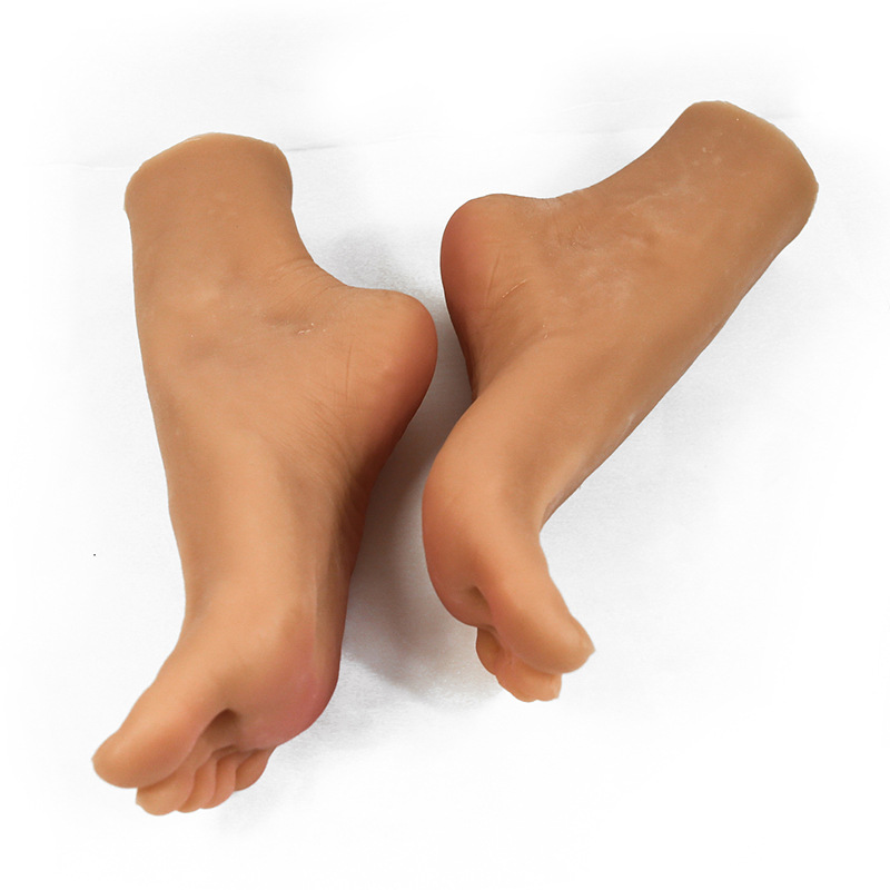 仿真足模真人模特道具模型硅胶倒模女脚模袜子道具丝袜拍照3713