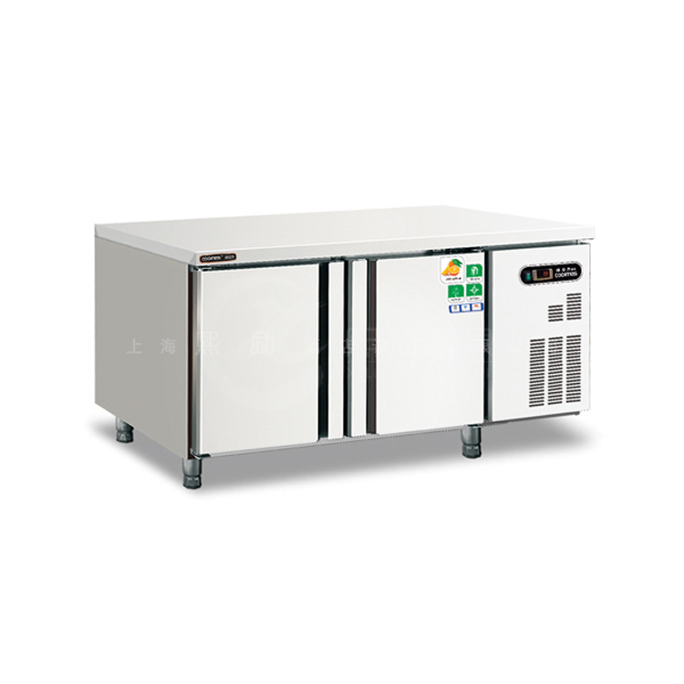 冰立方1.5米平面冷藏操作台冰箱 awr15 二门冷藏工作台 商用雪柜