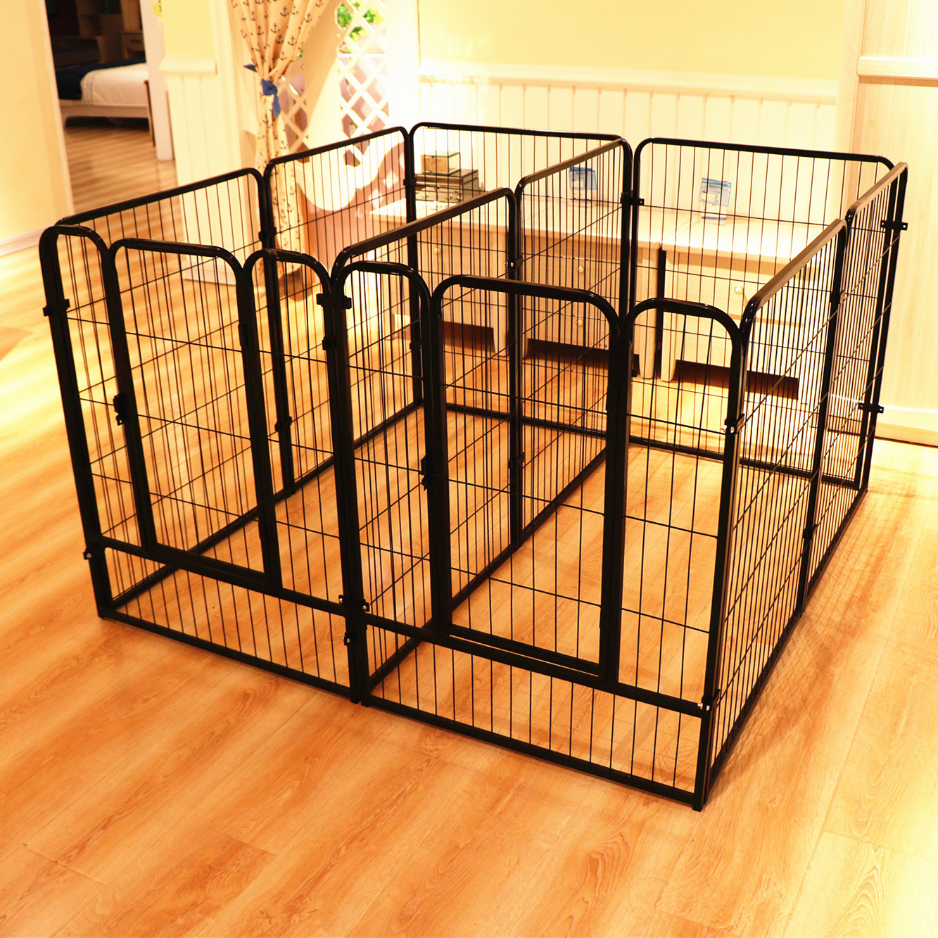 New Buckle Dog Playpen Cat Fence Door Fence Fence Dog Crate Dog Fence Large, Medium and Small Dogs Isolation Fence