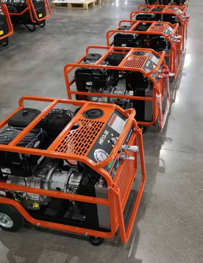 35马力80l双回路汽油动力站 液压动力站 成套液压系统