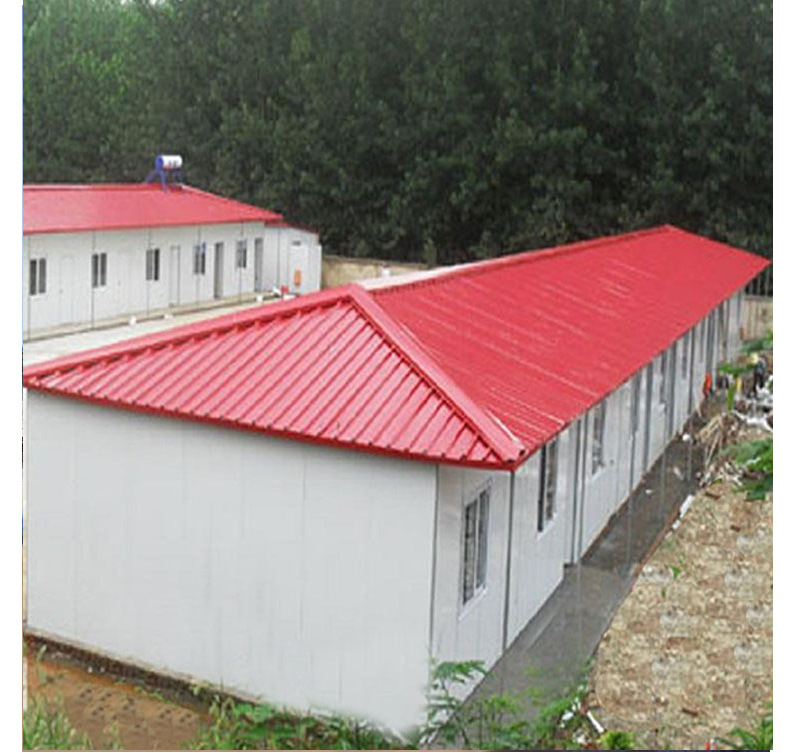 厂家批发彩钢雅致房活动板房户外简易房四面坡可拆卸抗风结实耐用