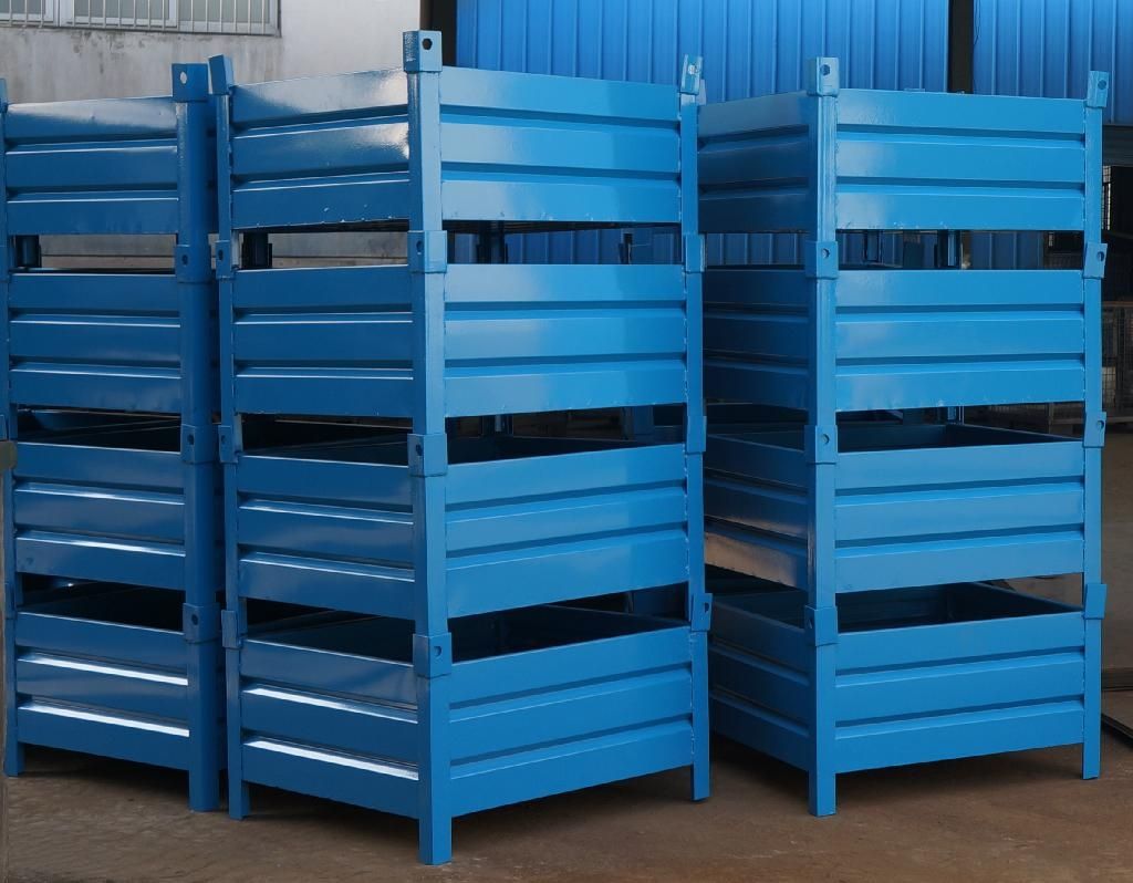 金属周转箱铁箱车间重型箱铁屑箱物料箱大铁框金属铁质零件框